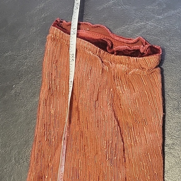 Kleen Women's brown silk and linen button up size XS casual office velvet trim - Picture 10 of 10